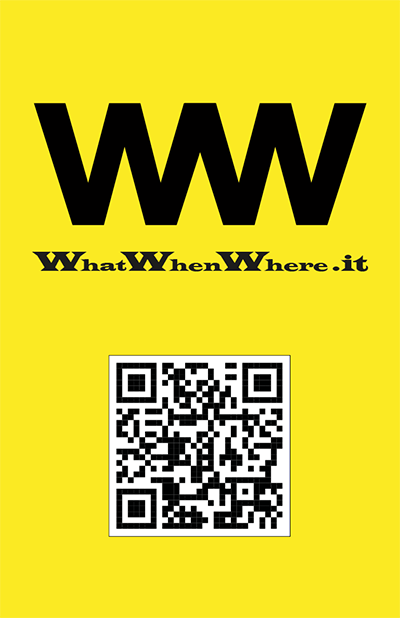 What When Where Logo + QR Code